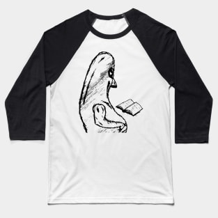 alien reading Baseball T-Shirt